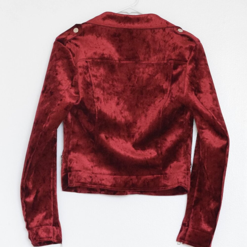 Red Moto Jacket - Picture 2 of 3